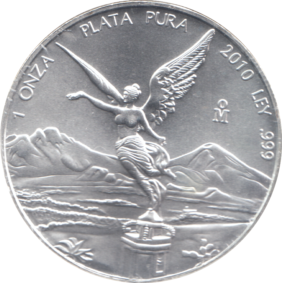 2010 SILVER MEXICO 1oz FINE SILVER