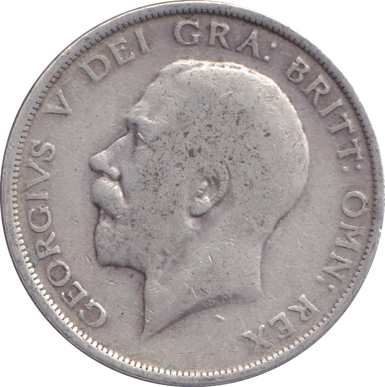 1915 HALFCROWN ( FINE )