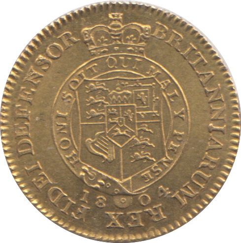 1804 GOLD HALF GUINEA ( GVF )