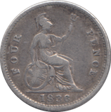 1836 FOURPENCE ( GF )