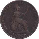 1843 FARTHING ( FINE )
