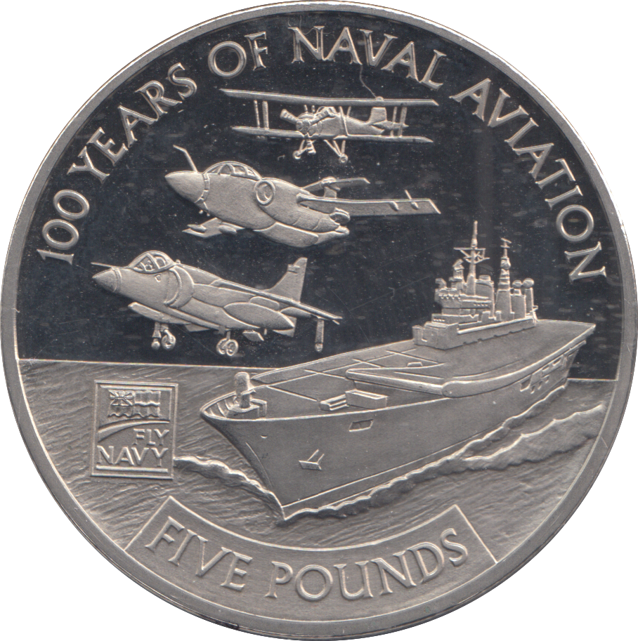 2009 FIVE POUND 100 YEARS OF NAVAL AVIATION ( PROOF )