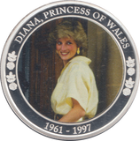 2021 SILVER PLATED PRINCESS DIANA COMMEMORATIVE DOLLAR