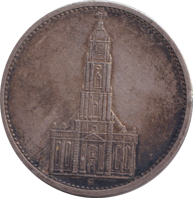 1935 SILVER 5 REICHSMARK GERMANY