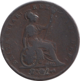 1825 HALFPENNY ( FINE )