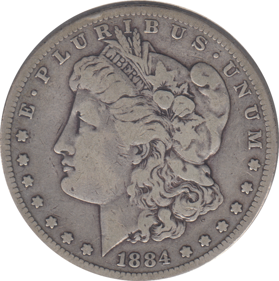 1884 SILVER SAN FRANCISCO ONE MORGAN DOLLAR USA