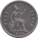 1846 FOURPENCE ( GF )