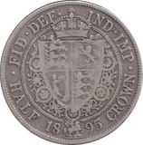 1895 HALFCROWN ( FINE )