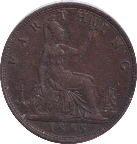 1885 FARTHING ( GVF )