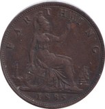 1885 FARTHING ( GVF )