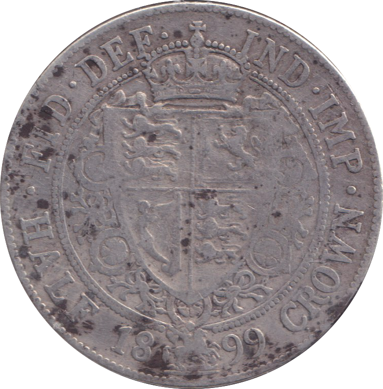 1899 HALFCROWN ( NF )