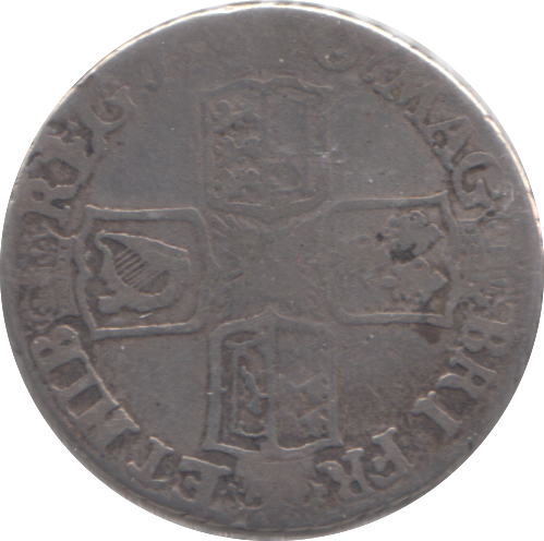 1707 SIXPENCE ( NF )
