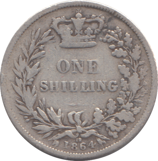 1864 SHILLING ( NF )