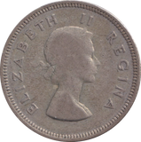 1955 SOUTH AFRICA TWO SHILLINGS
