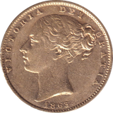 1863 GOLD SOVEREIGN ( GVF )