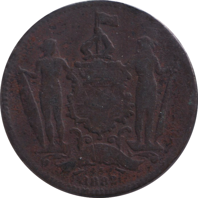 1882 ONE CENT NORTH BORNEO