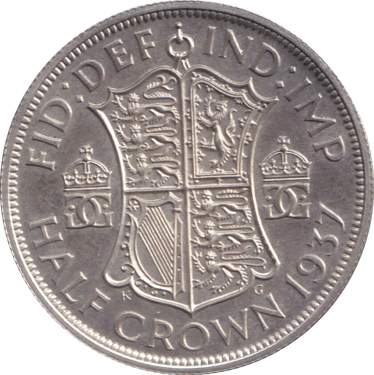 1937 HALF CROWN ( PROOF )