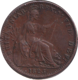 1825 FARTHING ( VF )