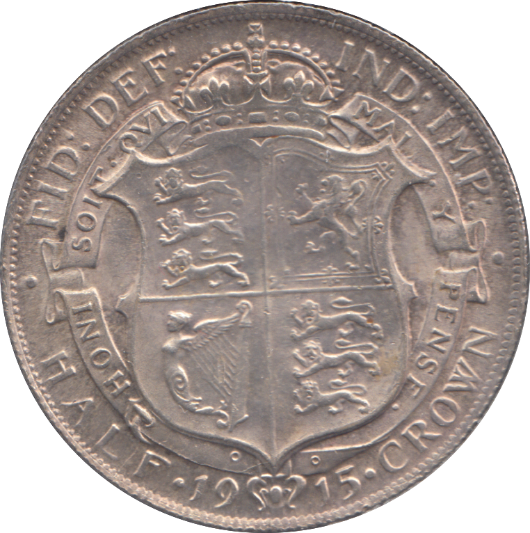 1915 HALFCROWN ( GVF )