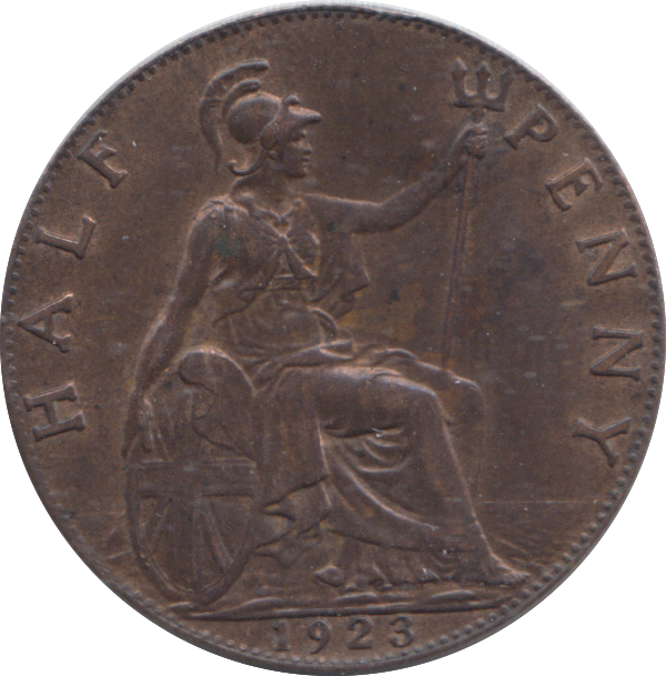 1923 HALFPENNY ( UNC )