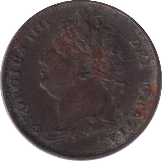 1822 FARTHING ( GVF )