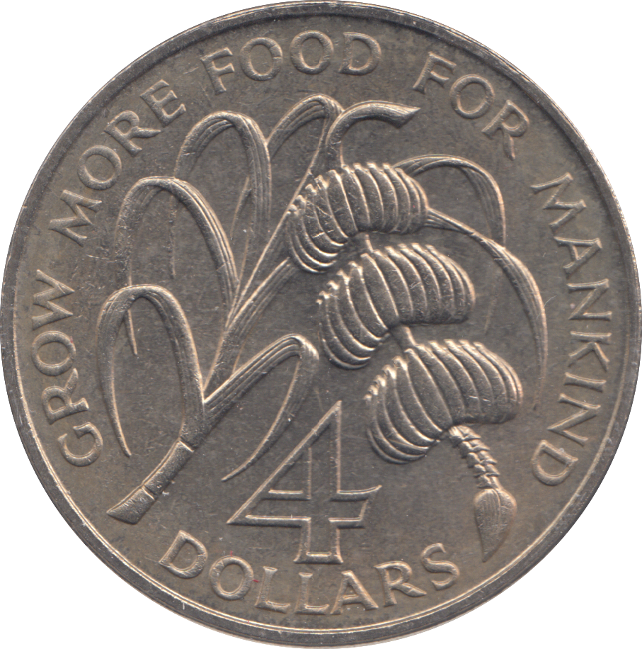 1971 EAST CARIBBEAN 4 DOLLARS