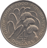 1971 EAST CARIBBEAN 4 DOLLARS