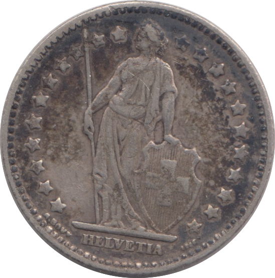 1920 SILVER SWITZERLAND 1 FRANC