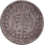 1888 HALFCROWN ( FINE )