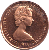 1973 PROOF 1 CENTS VIRGIN ISLANDS