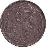 1887 SHILLING ( EF )