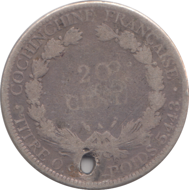 1884 FRANCE 20 CENTS