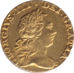 1762 GOLD QUARTER GUINEA ( UNC )