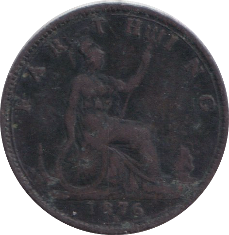 1876 FARTHING ( GF )
