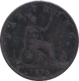 1876 FARTHING ( GF )