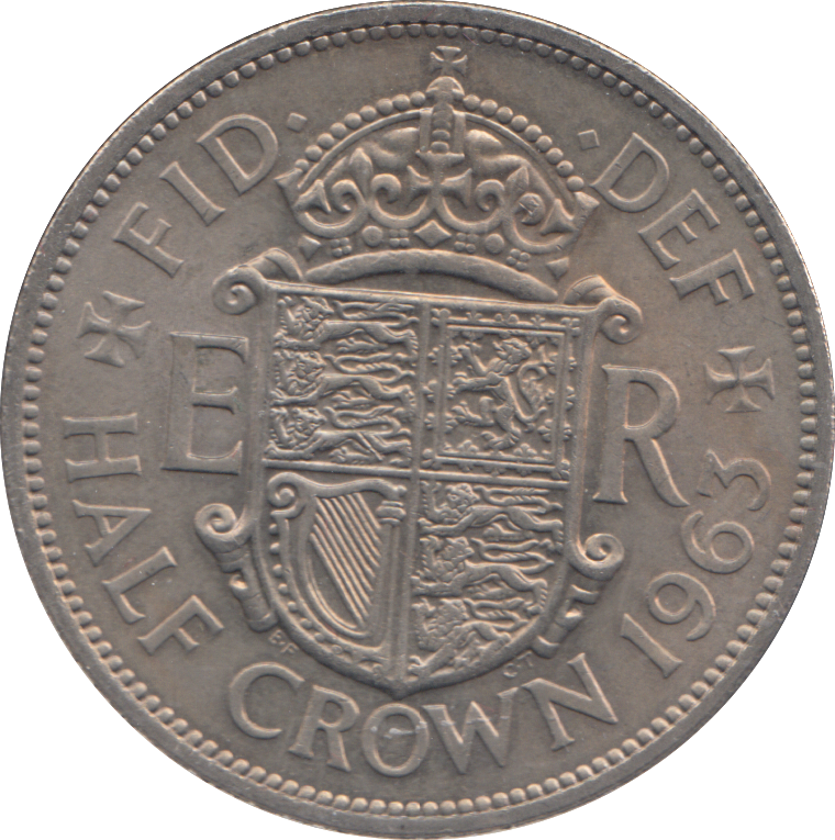 1963 HALFCROWN ( UNC )