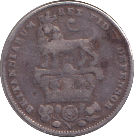1829 SIXPENCE ( FINE )