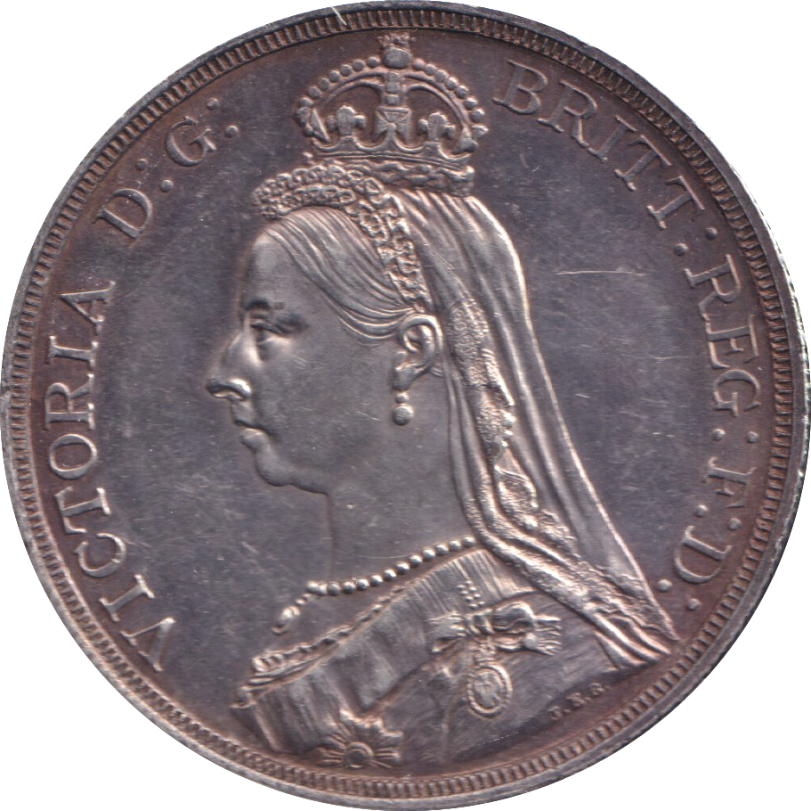 1887 CROWN ( AUNC )