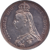 1887 CROWN ( AUNC )