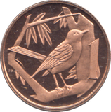 1974 ONE CENT CAYMAN ISLANDS