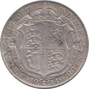 1914 HALFCROWN ( GF )