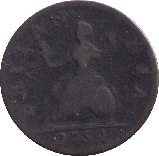 1754 FARTHING ( FINE )