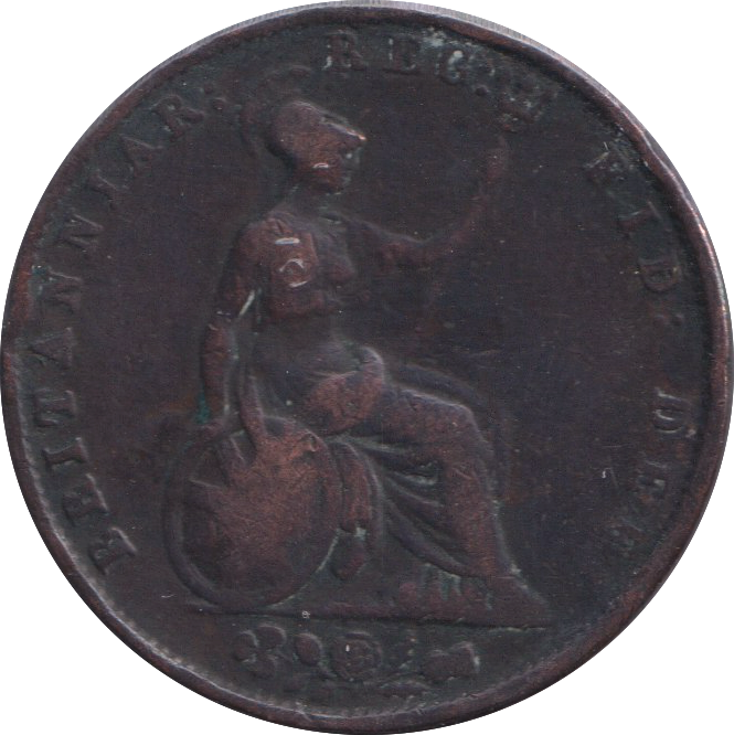 1858 HALFPENNY ( FINE )