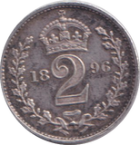 1896 MAUNDY TWOPENCE ( VF )