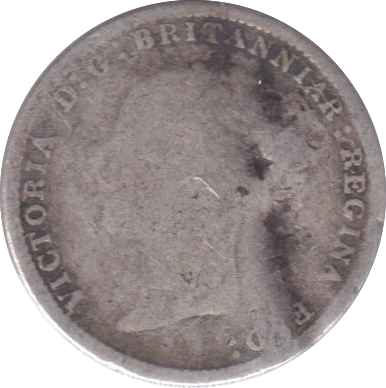 1861 THREEPENCE ( NF )
