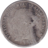 1861 THREEPENCE ( NF )
