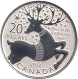 2012 FINE SILVER 20 DOLLARS CANADA