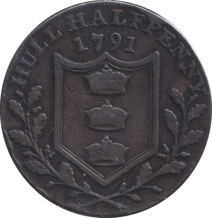 1791 HALF PENNY TOKEN COVENTRY