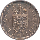 1970 ENGLISH SHILLING ( UNC )