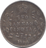 1906 INDIA TWO ANNA